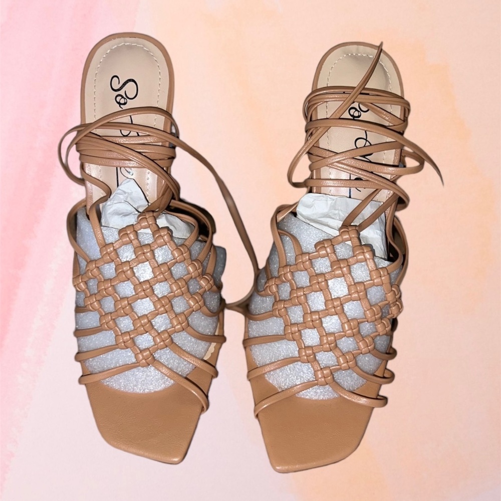Woven Detail Strappy Sandal